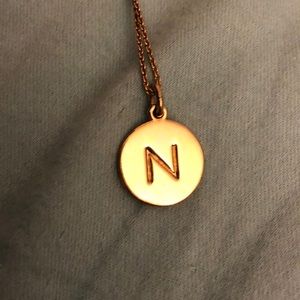 Kate Spade Gold Letter “N” Necklace